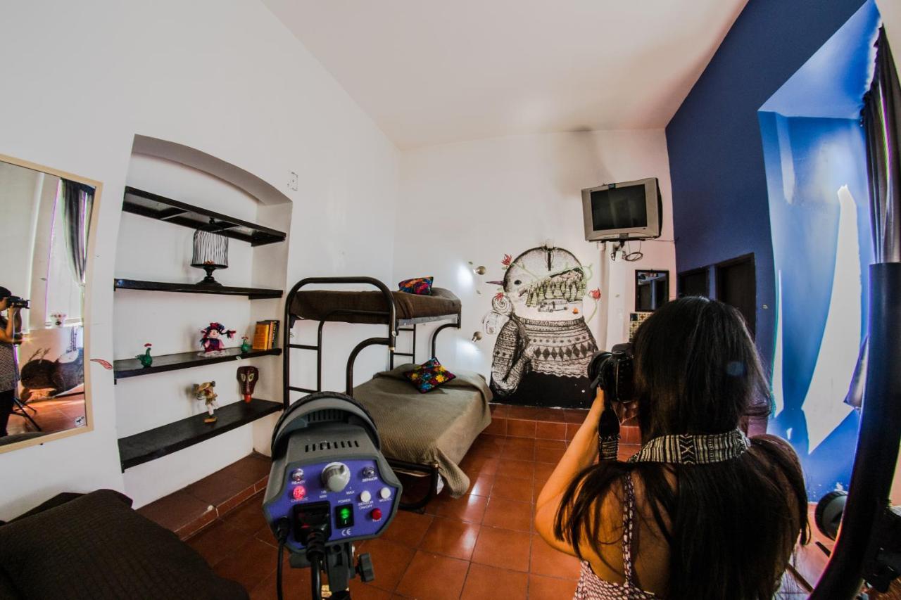 Gente De Mas Hostel Puebla Bagian luar foto
