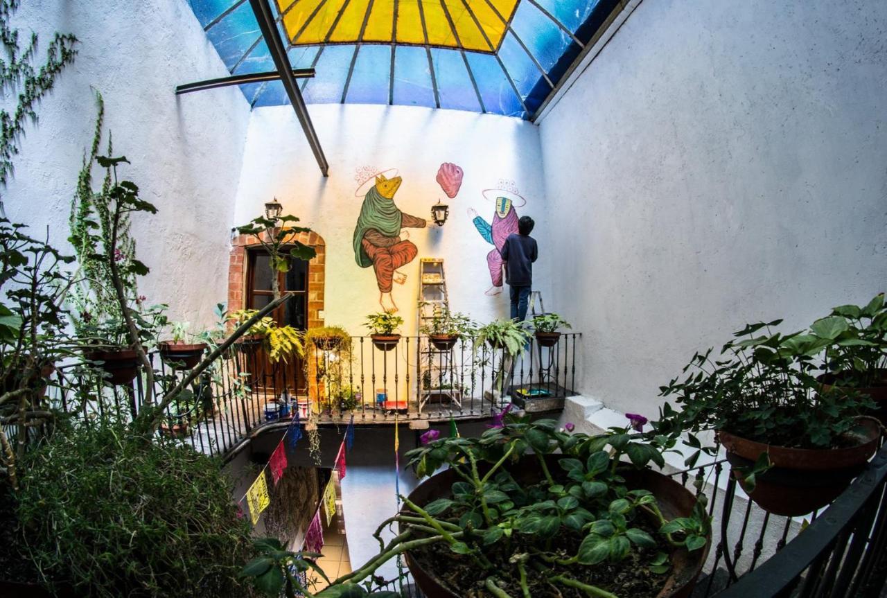 Gente De Mas Hostel Puebla Bagian luar foto