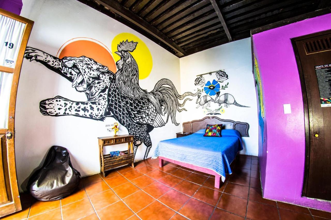 Gente De Mas Hostel Puebla Bagian luar foto